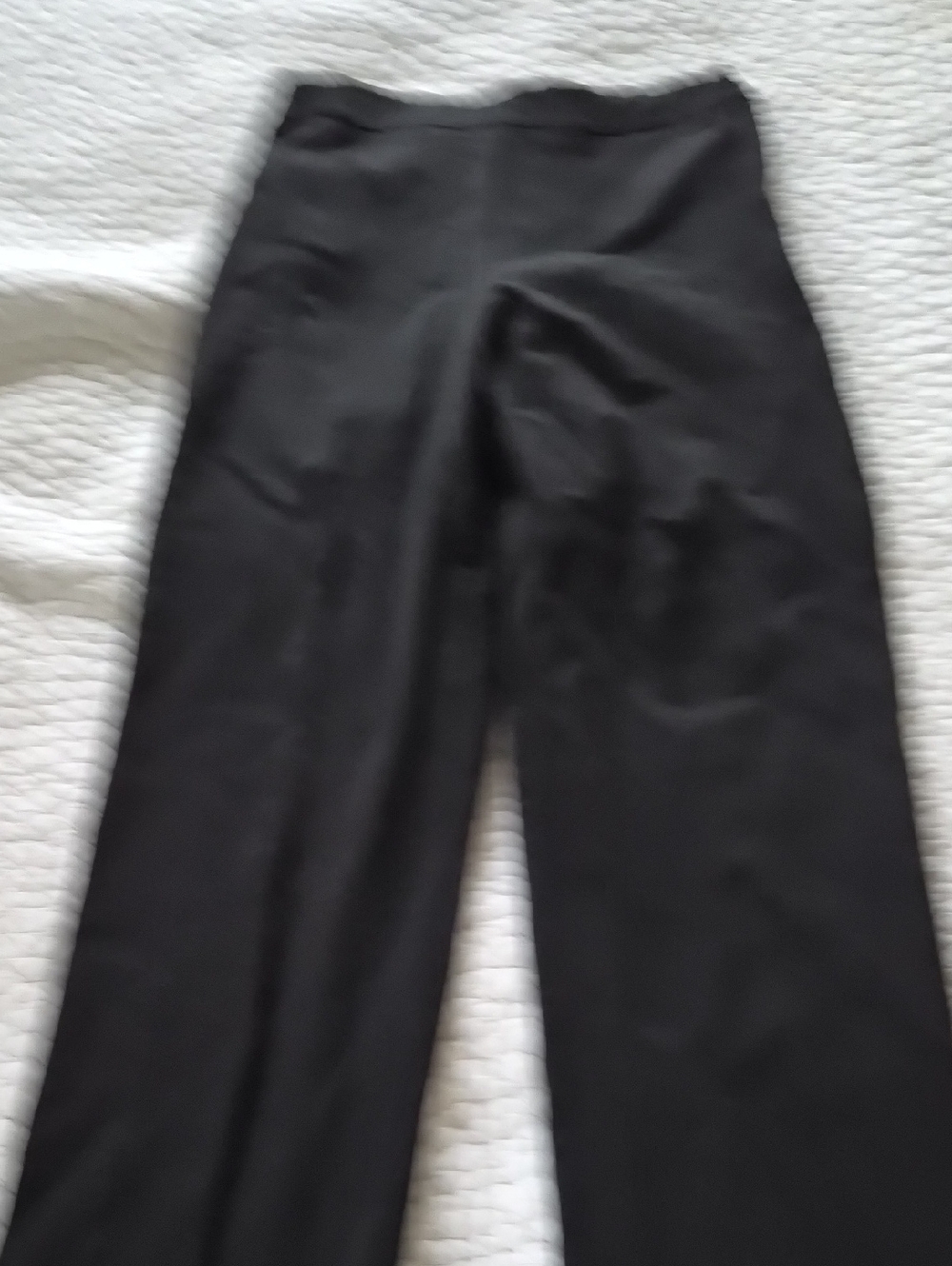 Meg High-Waist Wide Leg Pants - Black